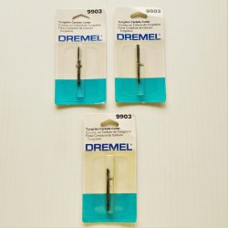 Dremel 9903, Tungsten Carbide Cutter, Qty of 3