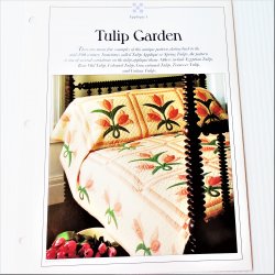 '.Tulip Garden Quilt Pattern.'