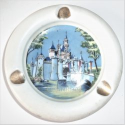 Disneyland Ashtray, Vintage, with Sleeping Beauty Castle