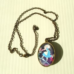 '.Alice In Wonderland Necklace.'