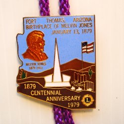 Fort Thomas Arizona, Melvin Jones 1979 Centennial Bolo Tie