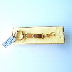 Freemason Mason Vintage Key Ring, Rare, 1960s – 70s