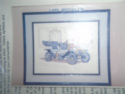 Kapple Cross Stitch Kit, Antique Automobile. Unused