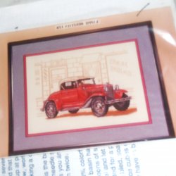 Kapple Cross Stitch Kit, Model A Ford. Unopened Unused