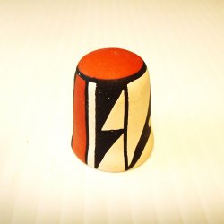 Native American Pottery Acoma Pueblo Tribe Ceramic Thimble