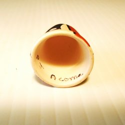 '.Native American Acoma Thimble.'