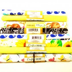 Crafters Square Variety Fabric, 8 Rolls, 18x21. New, Lot 8