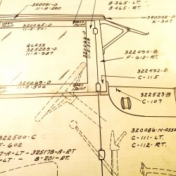 Schematic Diagram Willys-Knight 64 Sedan Body dated 1923
