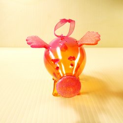 '.Flying Pig Christmas OrnamentF.'