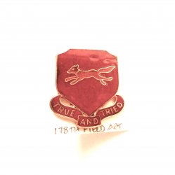178th Army Field Artillery DUI Insignia Pin