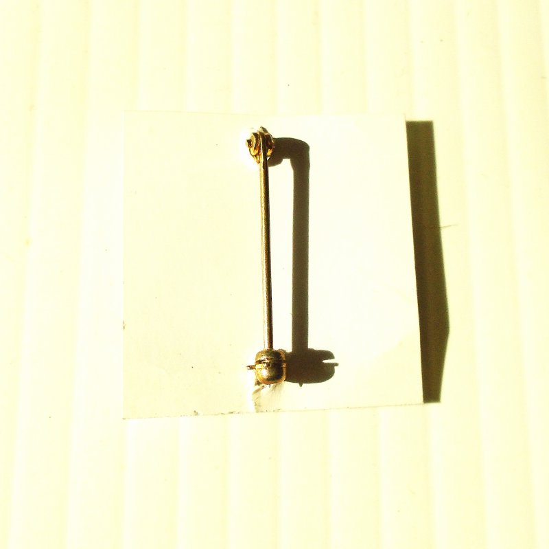 185th U.S. Army Infantry DUI Insignia Pin. It has the motto “Nunquam Non Paratus” (Never Unprepared). Estimated to be WWII era.