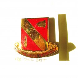 195th Army Tank Battalion DUI Insignia Pin