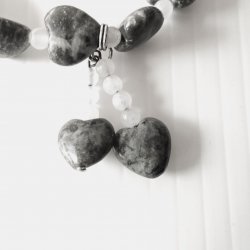'.Tourmaline Heart Bracelet.'