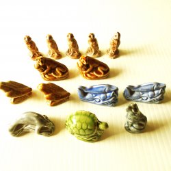 Red Rose Tea, 14 Wade Endangered Species Series Figurines