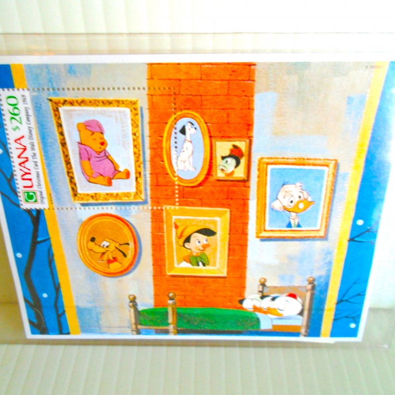 Country of Guyana Disney Winnie the Pooh Stamp Sheet