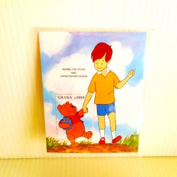Ghana Disney Winnie the Pooh and Robin Stamp Sheet