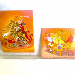 Turks & Caicos Disney Winnie the Pooh, 2 Stamp Sheets