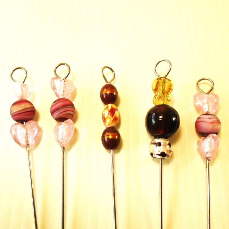 Cocktail Appetizer Horderves Picks, Art Deco Style Qty of 5