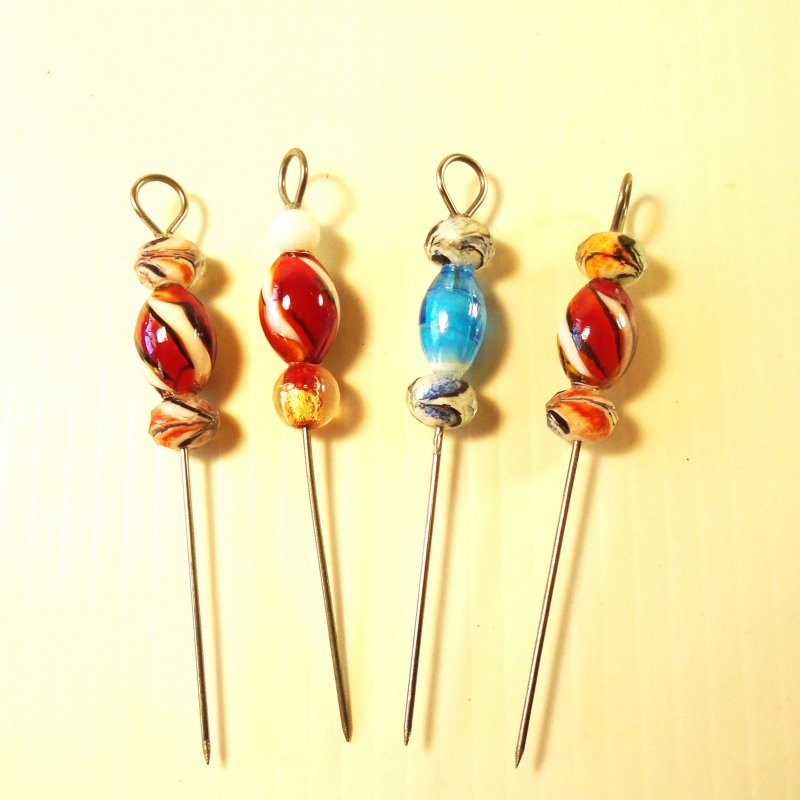 Cocktail, Appetizer, Horderves Picks, Art Deco Style Qty of 4