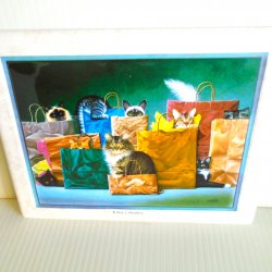 Bag Ladies, Featuring Cats, Bradford Exchange Wall Plate