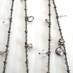'.Liz Palacios Crystal Necklace.'