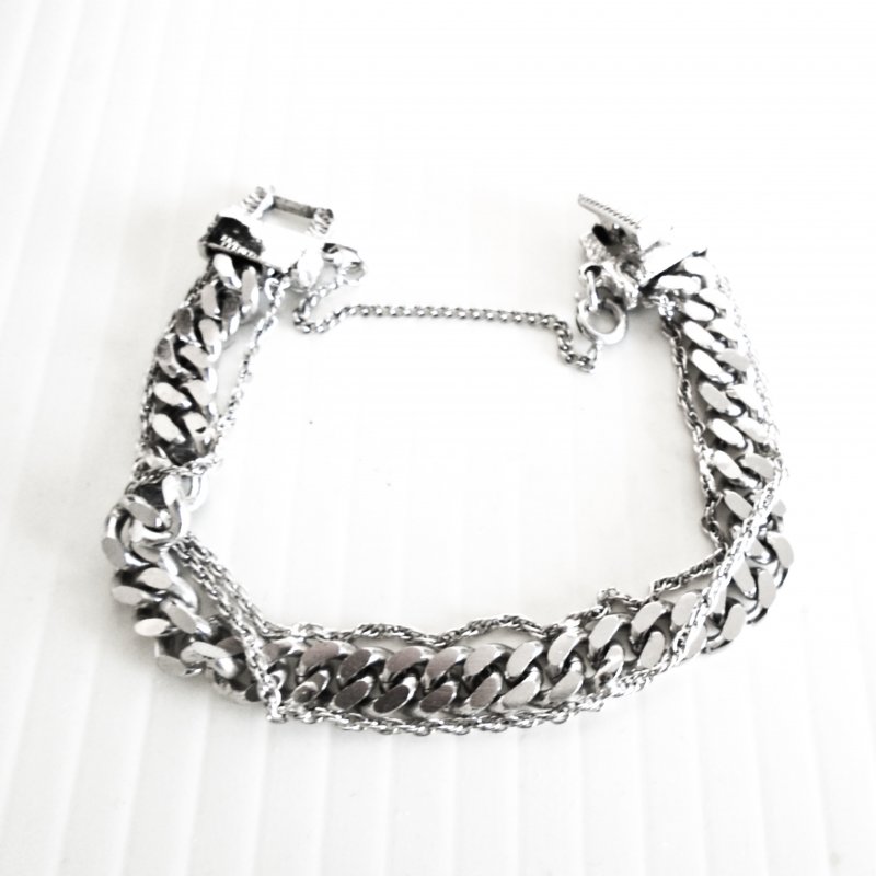 Goldette Bracelet, Chain Link, 6.5 inch, 1950s to 1970s.