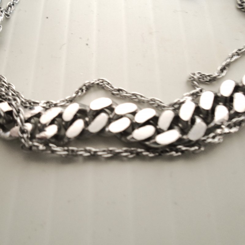 Goldette Bracelet, Chain Link, 6.5 inch, 1950s to 1970s.