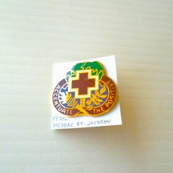 1 MEDDAC, Ft. Jackson South Carolina U.S. Army Insignia Pin