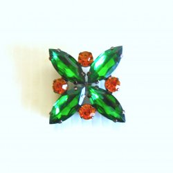 Vintage Juliana D&E Star Rhinestone Pendant