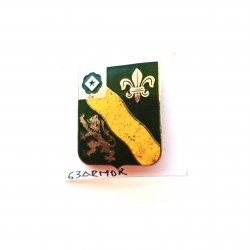 63rd U.S. Army Armor Insignia Metal Pin, N.S. Meyer 22M