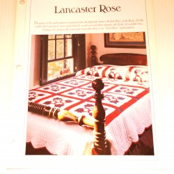 Lancaster Rose Quilt Pattern with Templates
