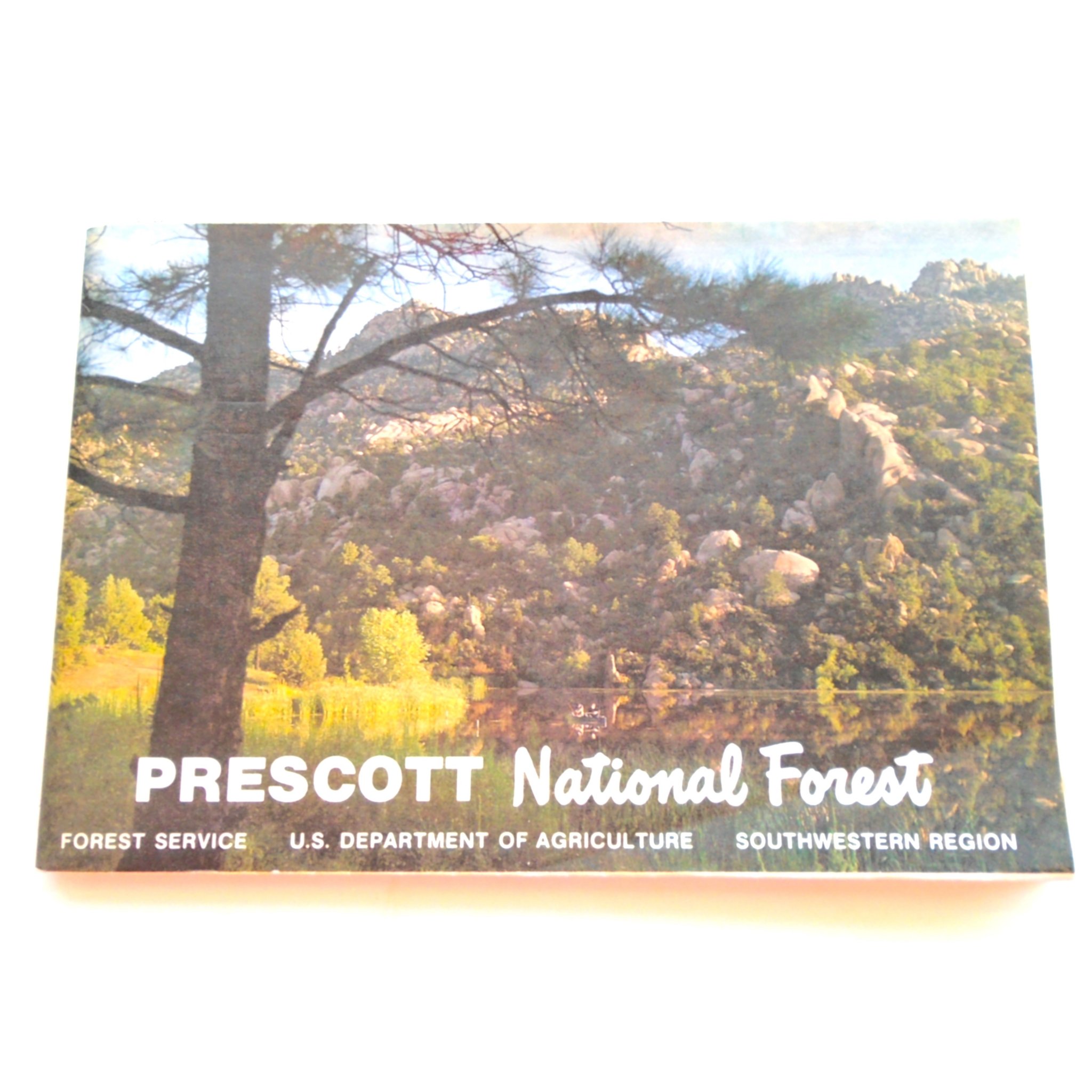 Prescott National Forest Map dated 1977, NOS