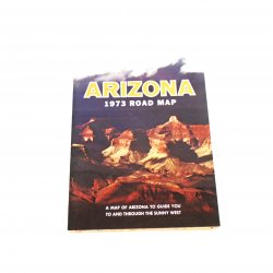 Arizona Road Map dated 1973, NOS new condition