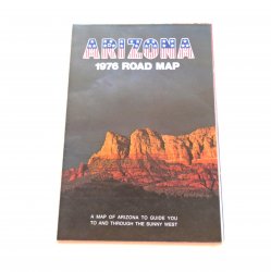 Arizona Road Map dated 1976, NOS new condition