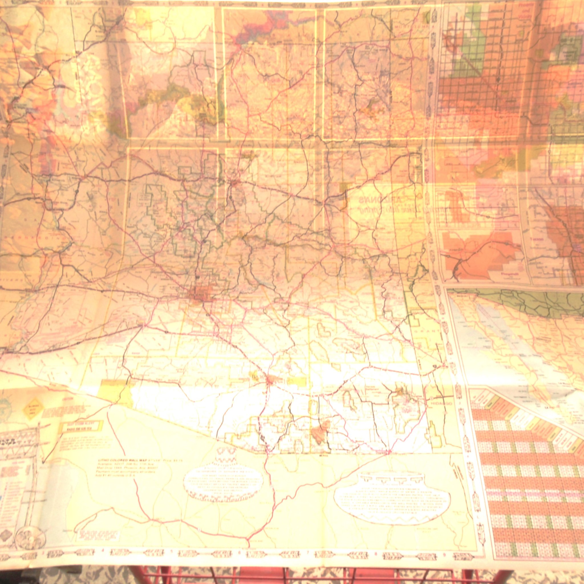 Arizona Road Map dated 1979. New Old Stock (NOS) in wonderful unused condition.
