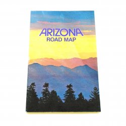 Arizona Road Map dated 1982, NOS new condition