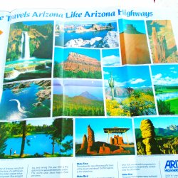 '.1982 Arizona Road Map NOS.'