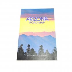 Arizona Road Map dated 1984, NOS new condition