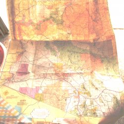 '.1984 Arizona Road Map NOS.'