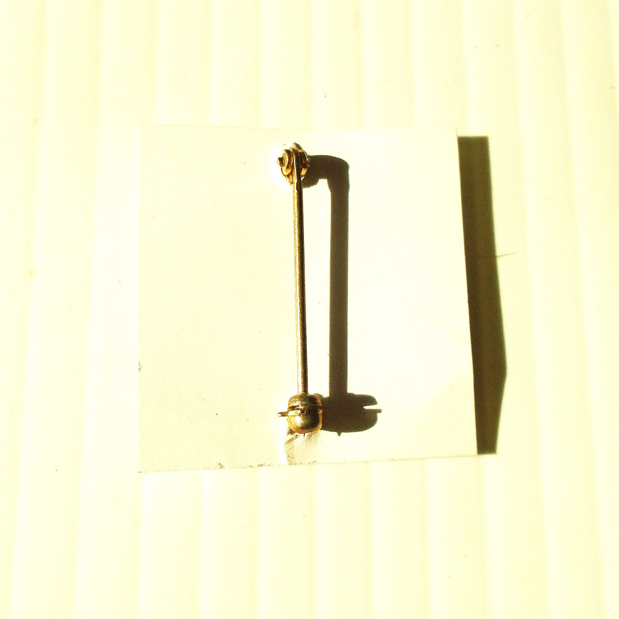 47th U.S. Army Armored Field Artillery enamel insignia pin. Has the motto Bonis Avibus. 1940s. Pinback closure. Worn on Uniforms and caps. N.S. Meyer. 