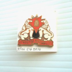 35th Signal Brigade, U.S. Army Insignia Pin DUI DI