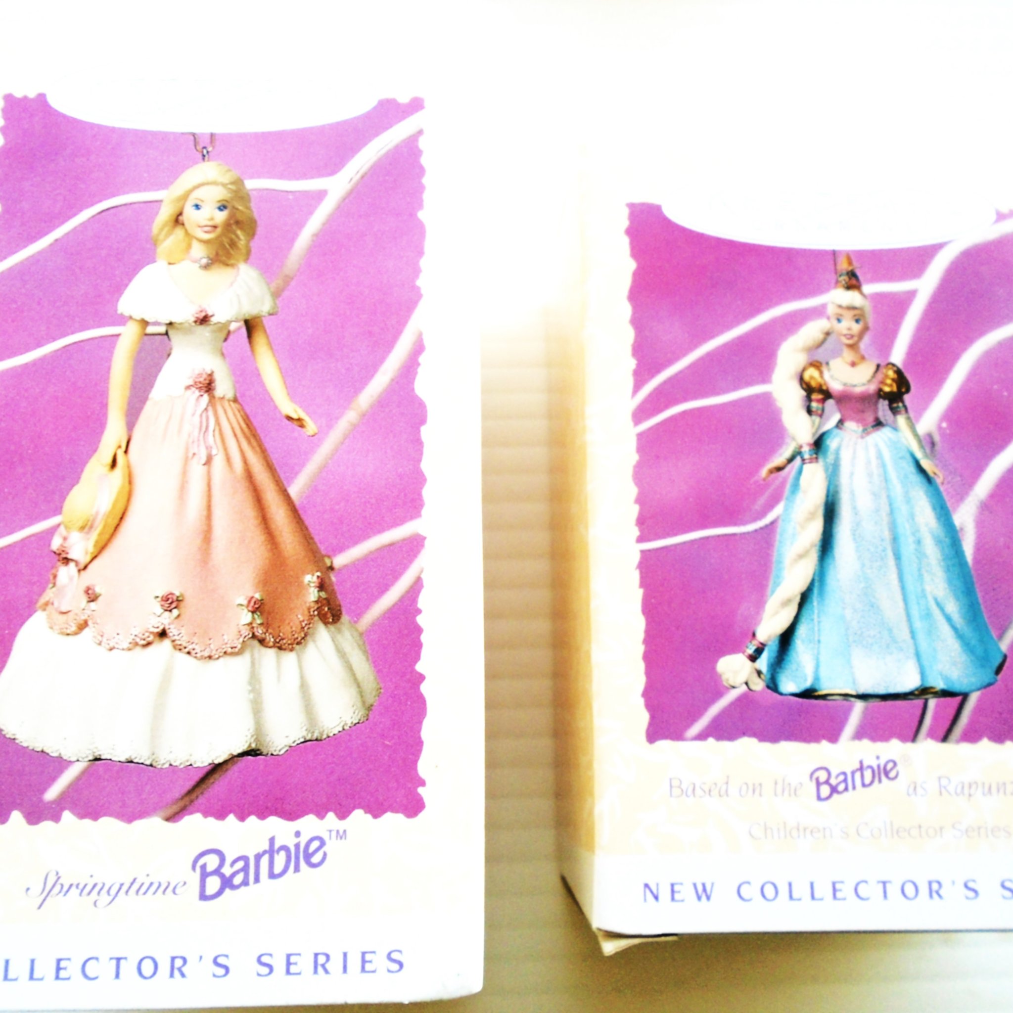 Hallmark Ornaments Barbie Bundle. 3 different ornaments all new, never used, in original boxes.