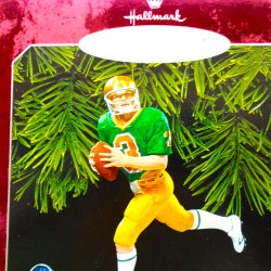 Hallmark Ornament, Joe Montana Notre Dame, New, never used