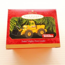 Hallmark Ornament, Tonka Truck Front Loader, New never used