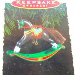 '.Hallmark Rocking Horse Ornamen.'