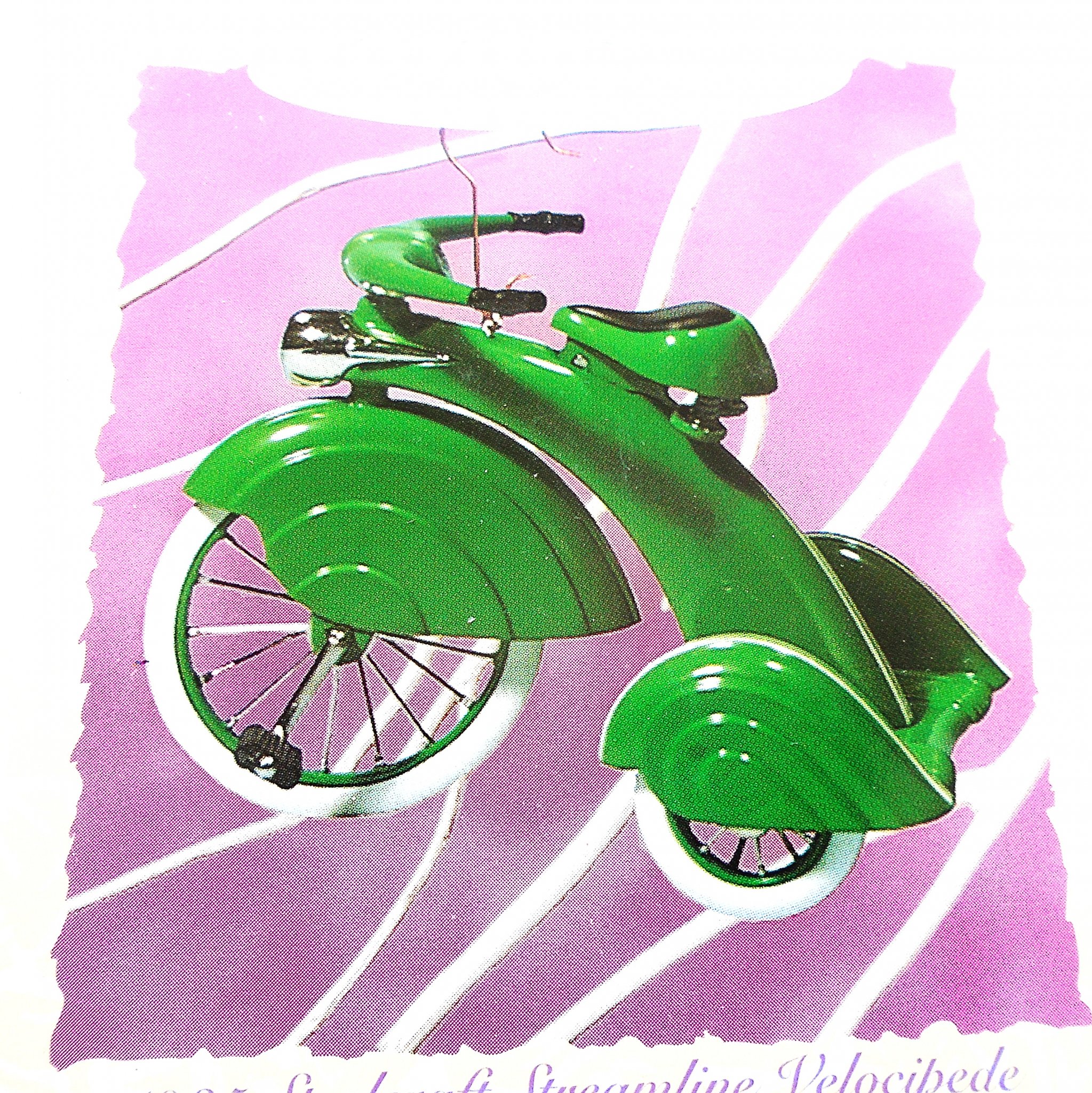 Hallmark Ornament, Steelcraft Tricycle, dated 1997. In original box dated 1997. Never used. New Old Stock (NOS).