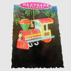 Hallmark Ornament, Yuletide Central Locomotive Train