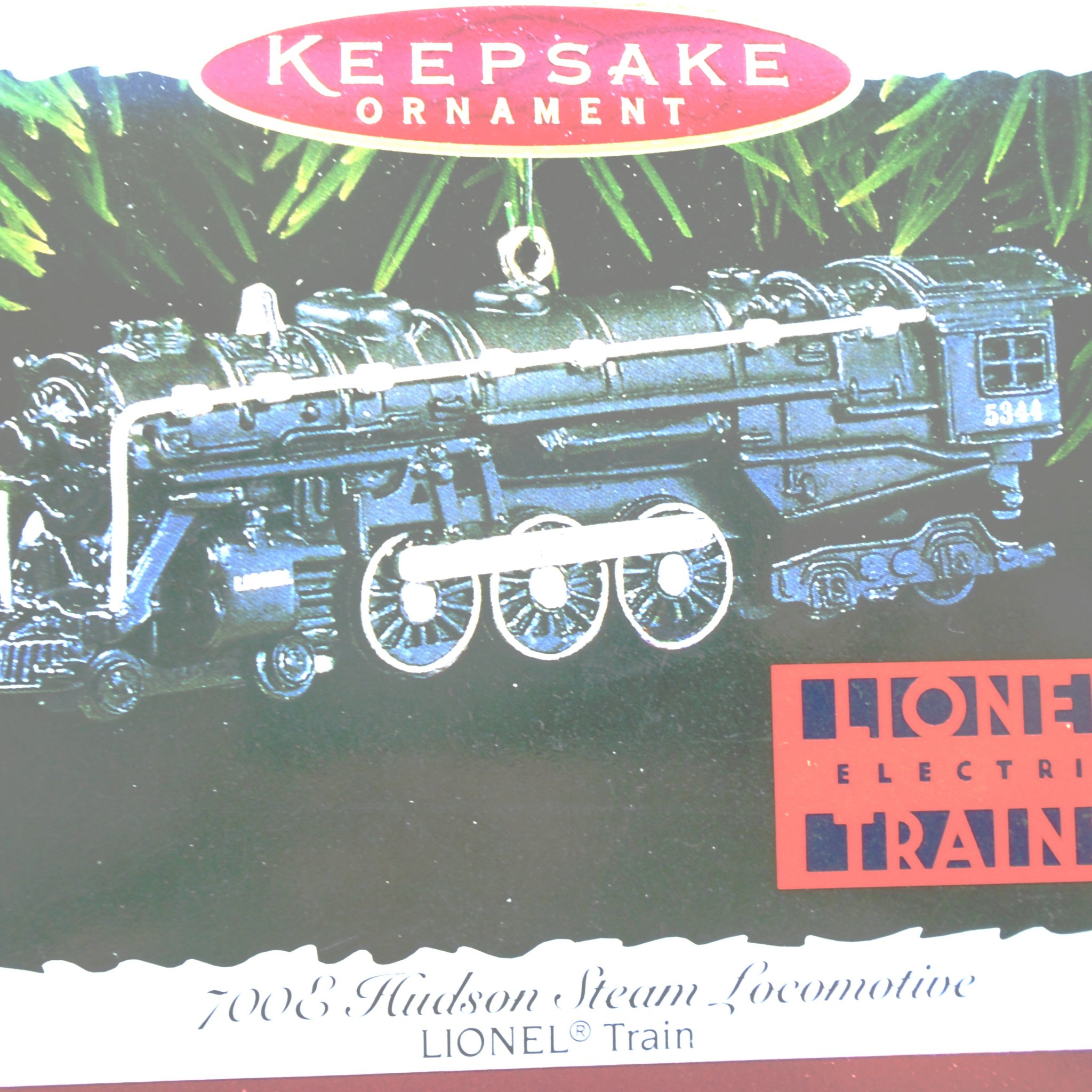 Hallmark Ornament, Lionel Locomotive. In original box dated 1996. Never used. New Old Stock (NOS).