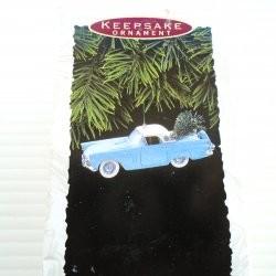 Hallmark Ornament, 1956 Ford Thunderbird T-Bird, NEW NOS