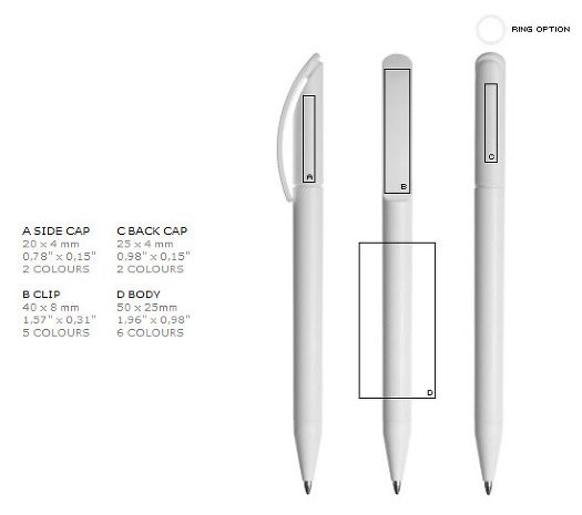 SWISS MADE PENS. Price include one imprint color in one location. Order online easy, fast and secure process. FREE SHIPPING USA.